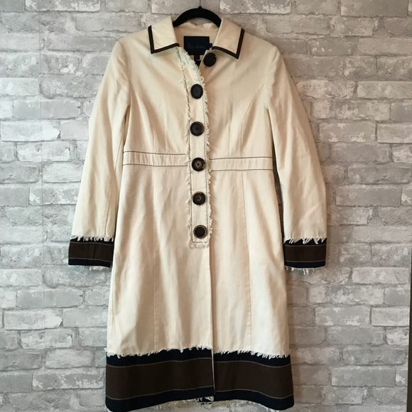 Gorgeous Boden trench coat with fringe - Picture 1 of 4